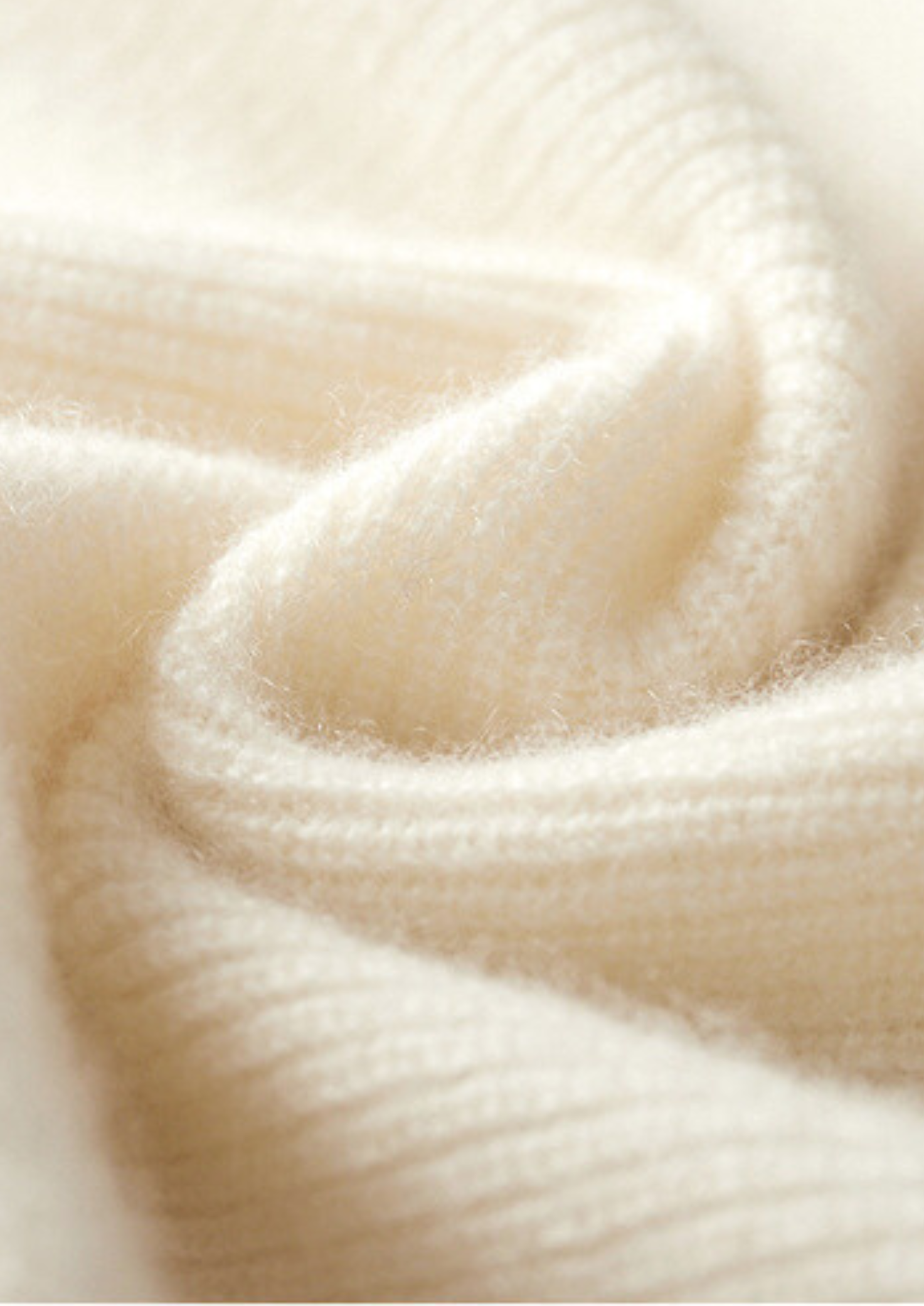 Ivory Cashmere Body Warmer Vest