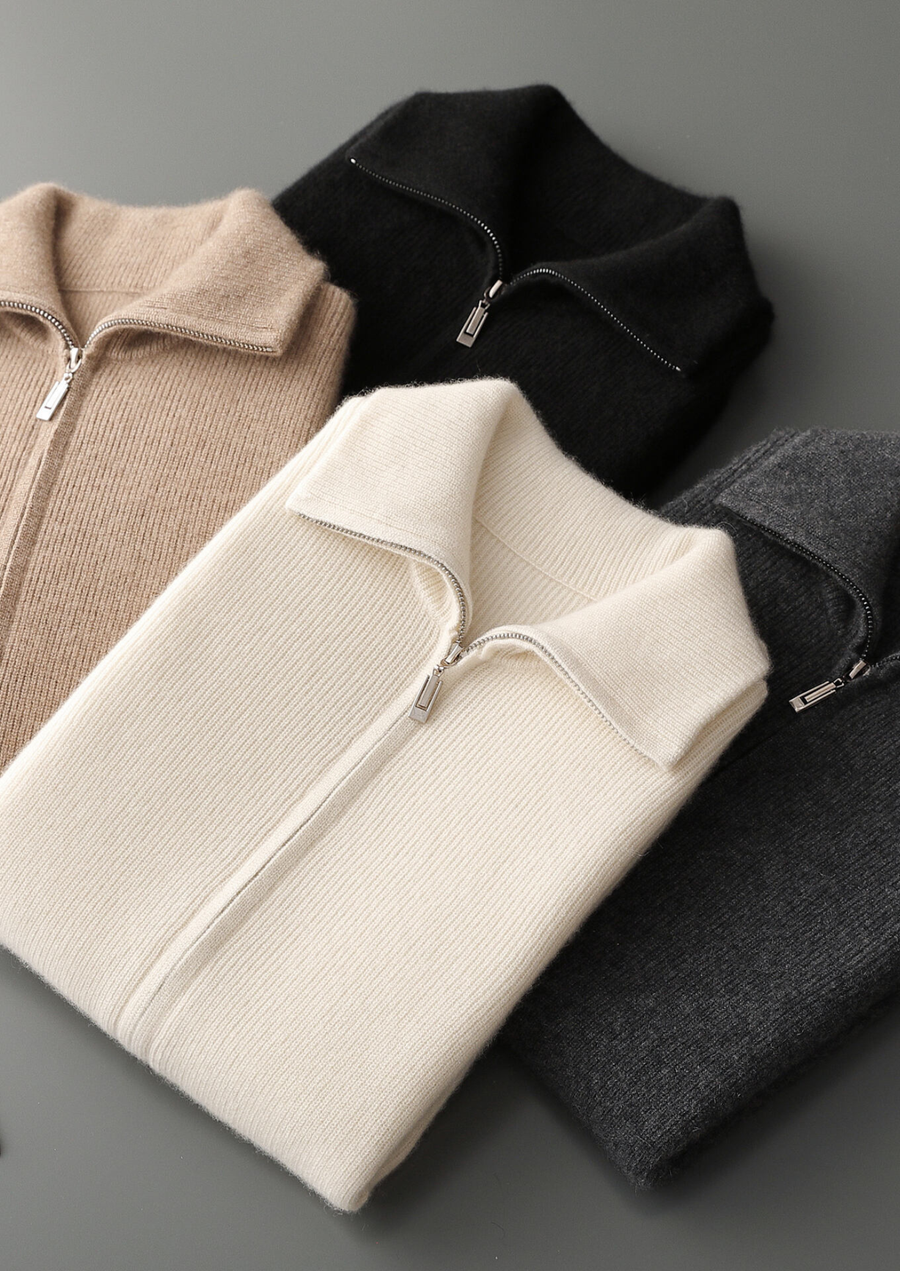 Beige Cashmere Body Warmer Vest