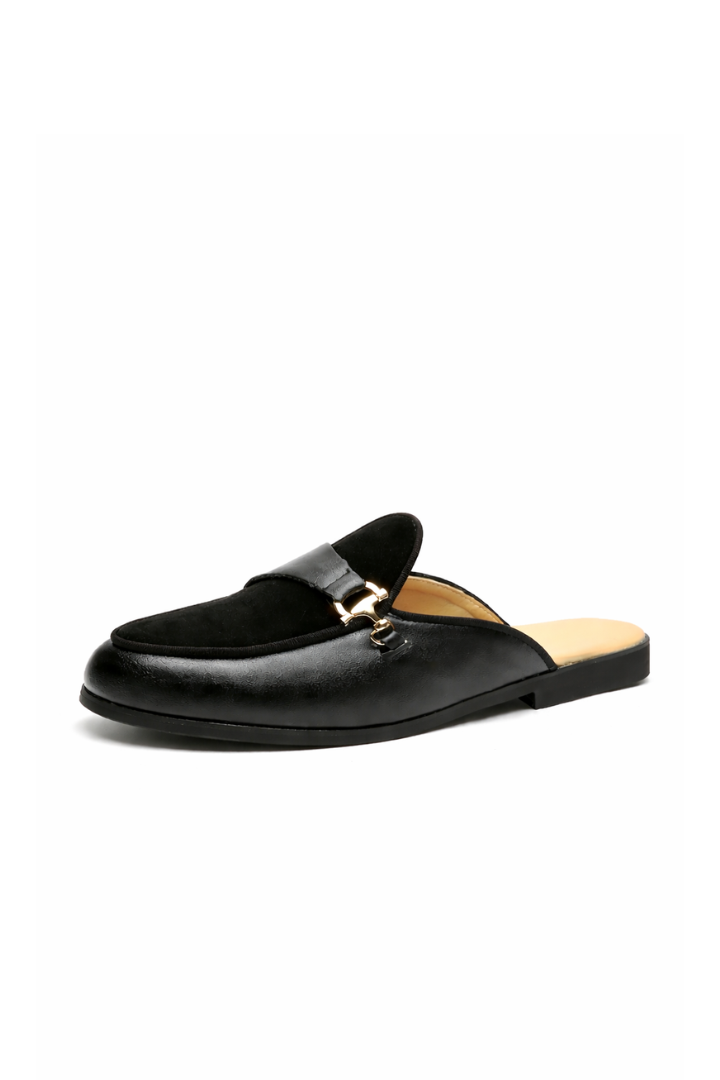 Briggs Horsebit Loafer Mule in Noir