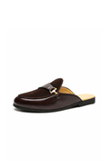 Briggs Horsebit Mule in Rich Brown