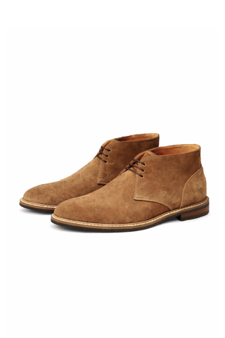 Santino Suede Chukka Boots in Sahara Brown