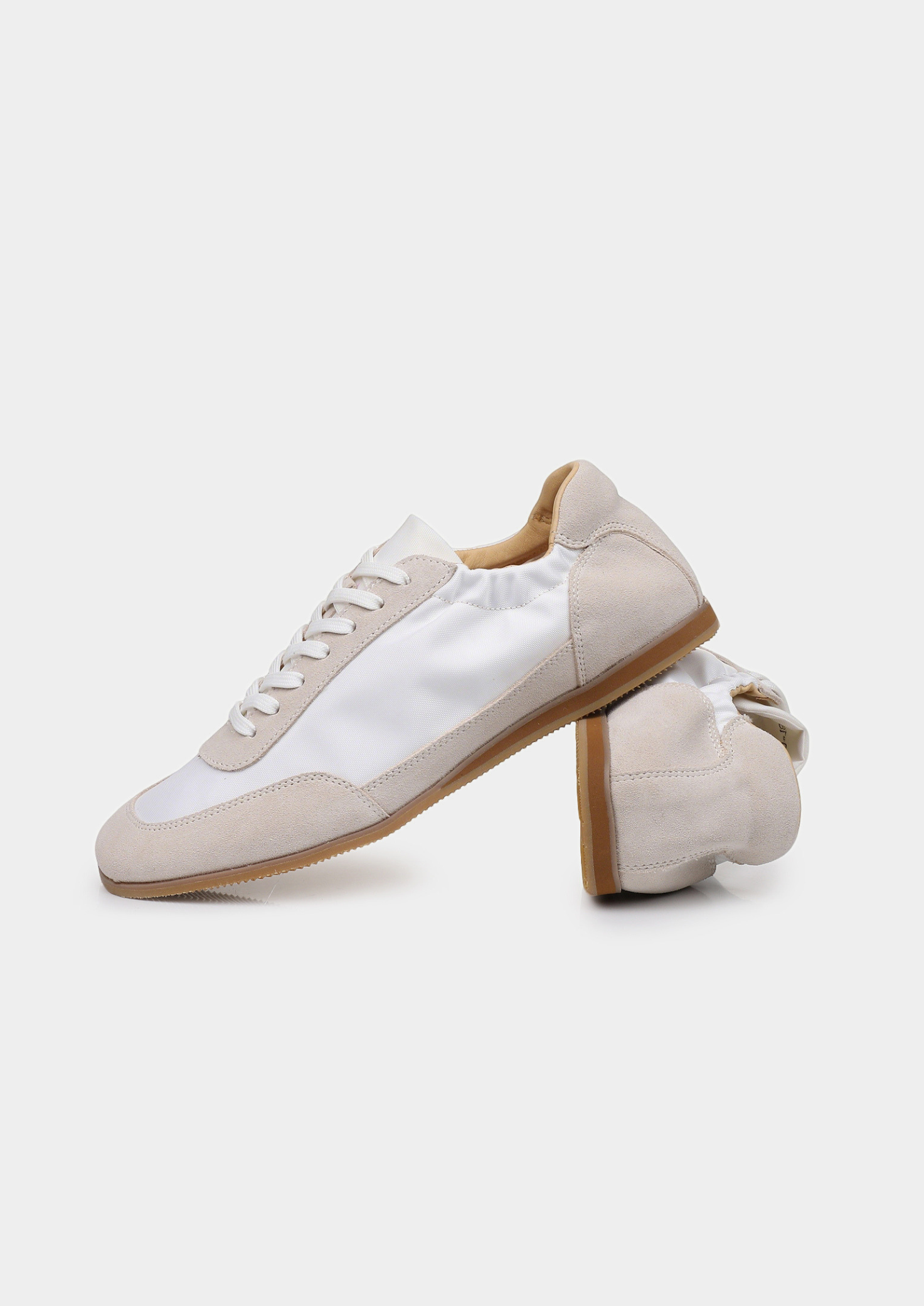 Monaco Ivory Retro Slip-On Sneakers