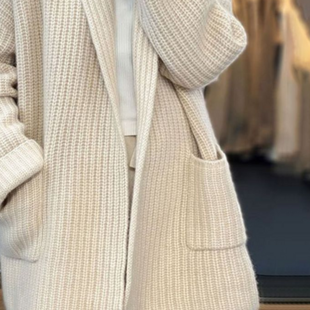 Thalira Cashmere Wool Cardigan