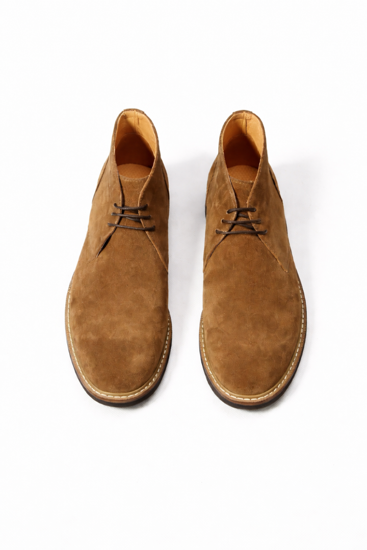 Santino Suede Chukka Boots in Sahara Brown