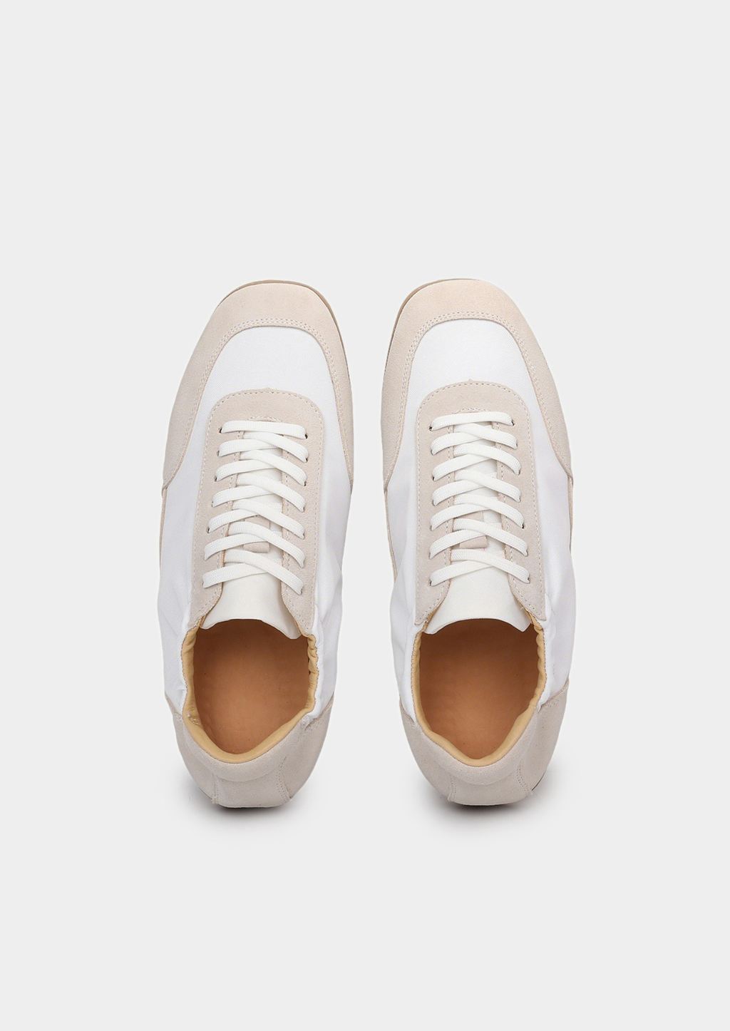 Monaco Ivory Retro Slip-On Sneakers
