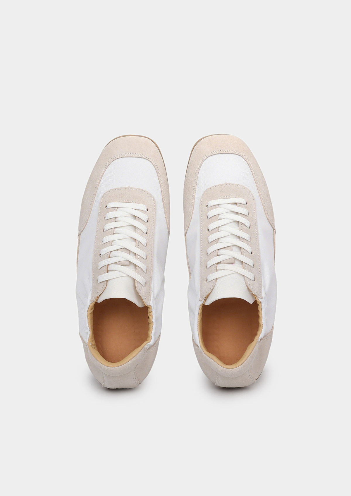 Monaco Ivory Retro Slip-On Sneakers