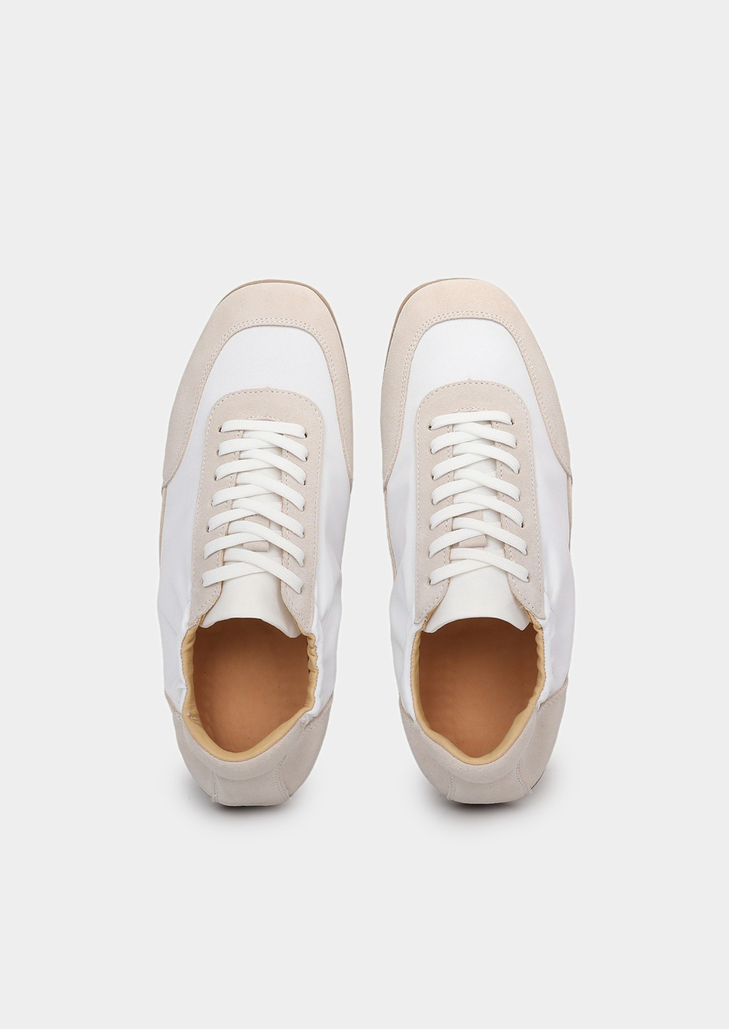Monaco Ivory Retro Slip-On Sneakers