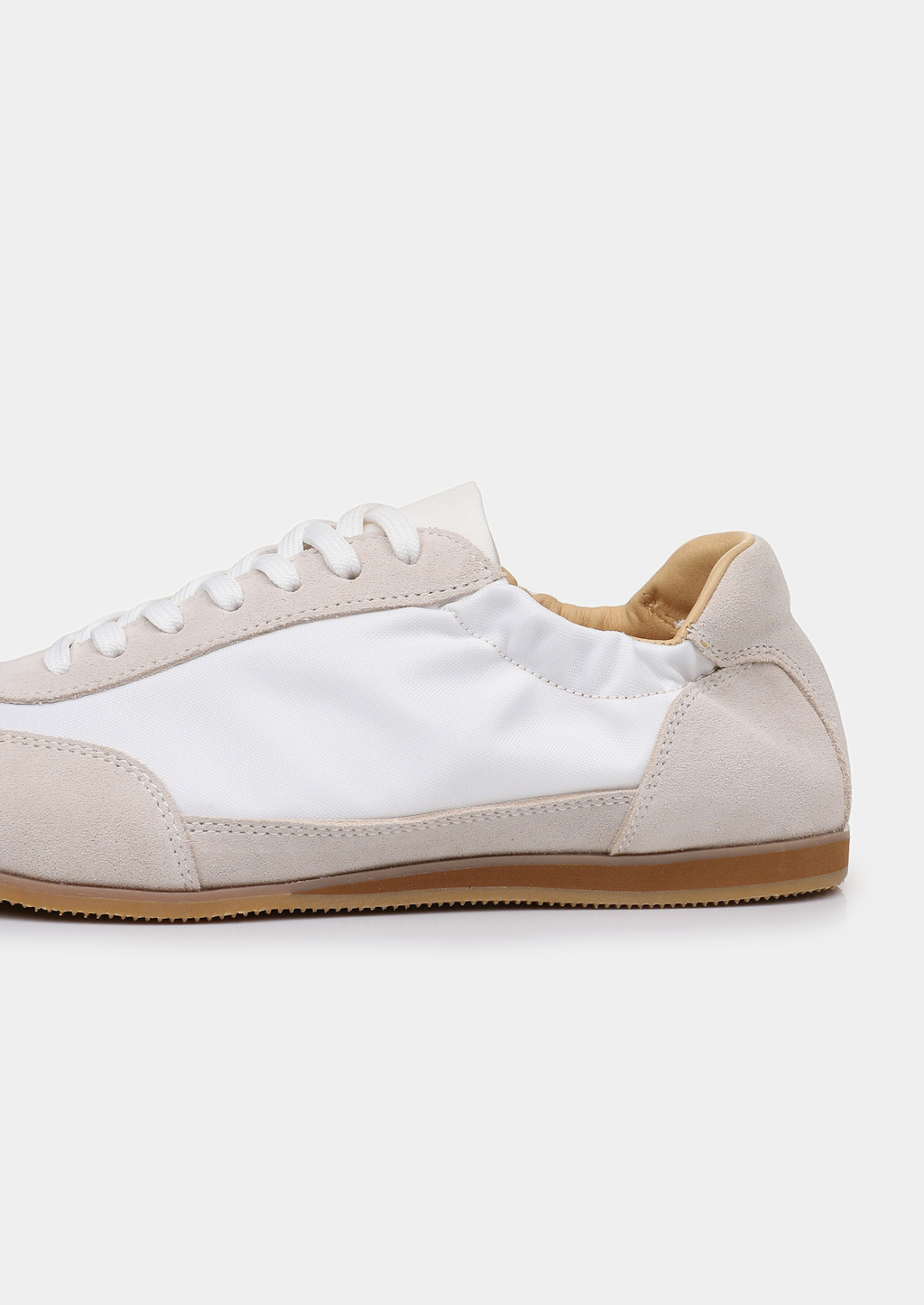 Monaco Ivory Retro Slip-On Sneakers