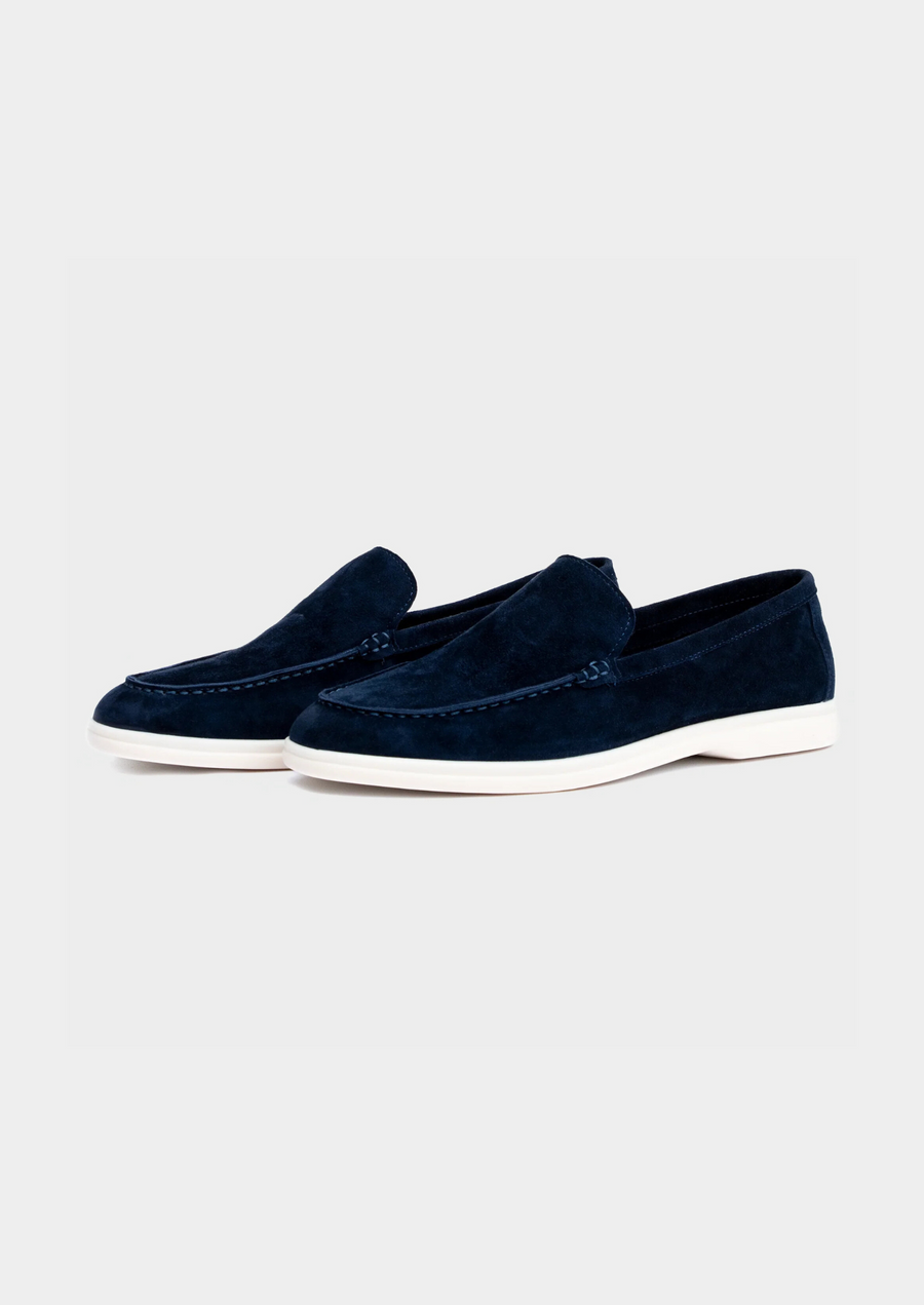 Lavencio Navy Blue Classic Loafers