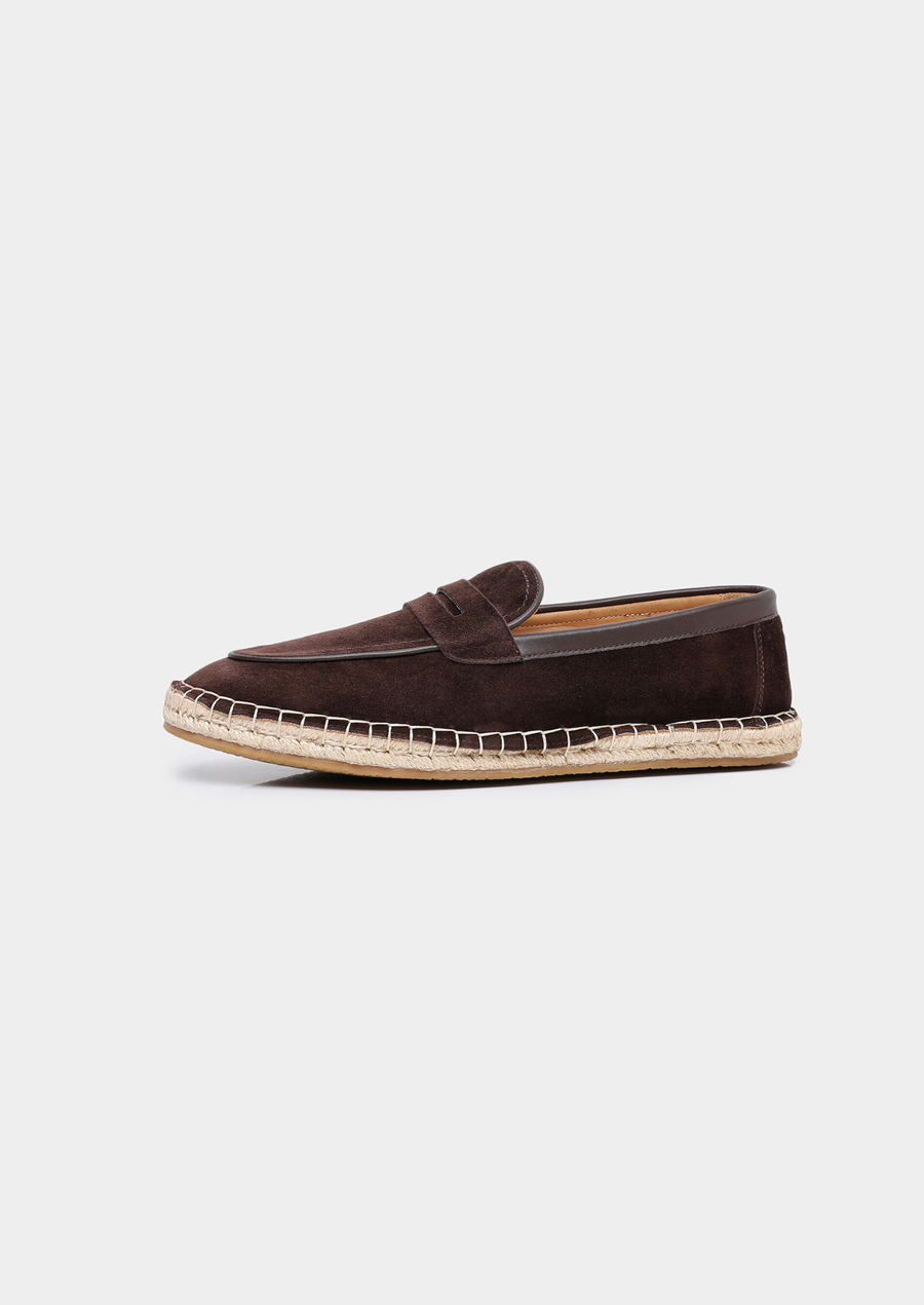 Penny Seaside Espadrilles in Rich Coffee
