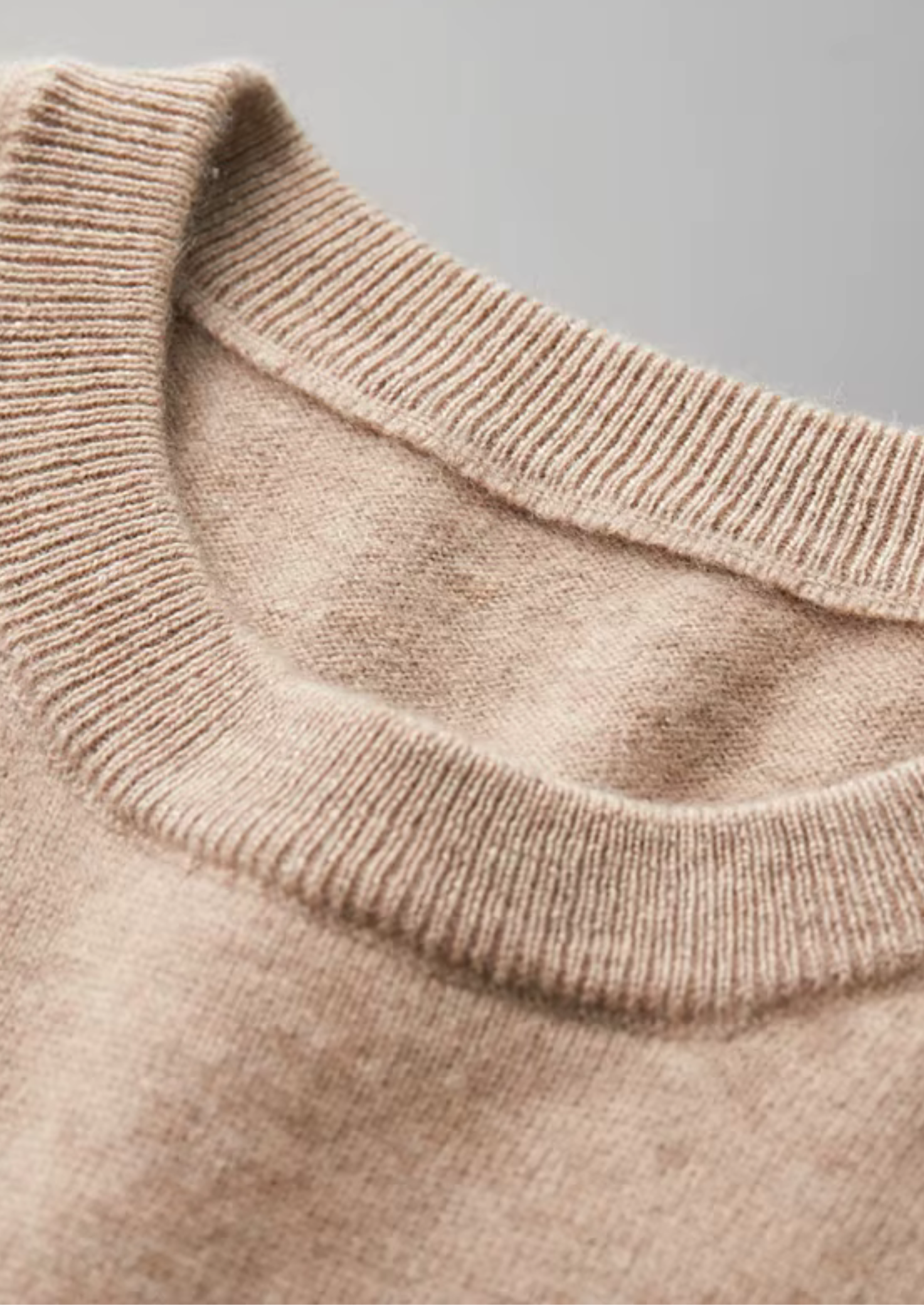 Cashmere Classic Crewneck T-Shirt in Ivory