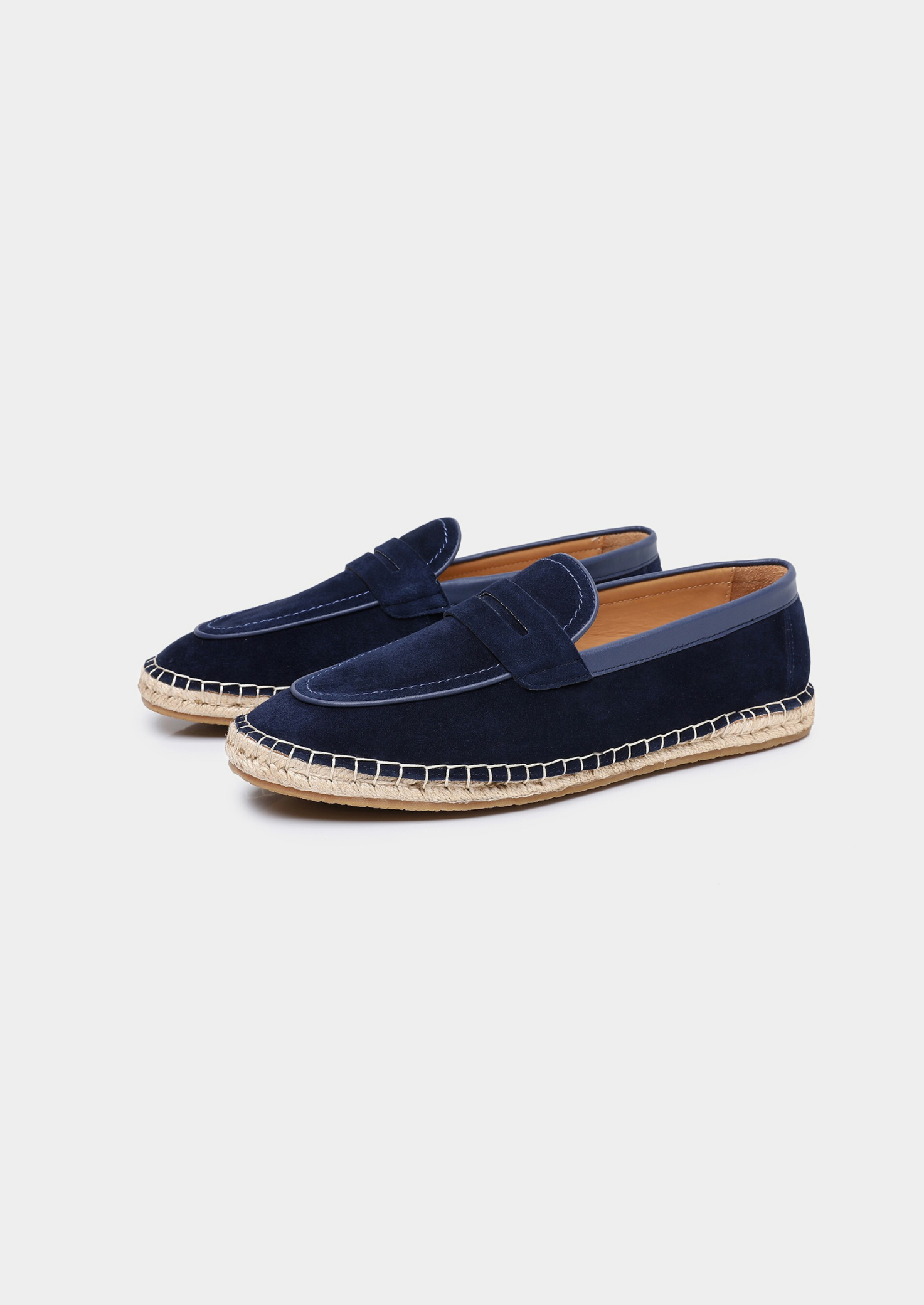 Navy Blue Penny Seaside Espadrilles
