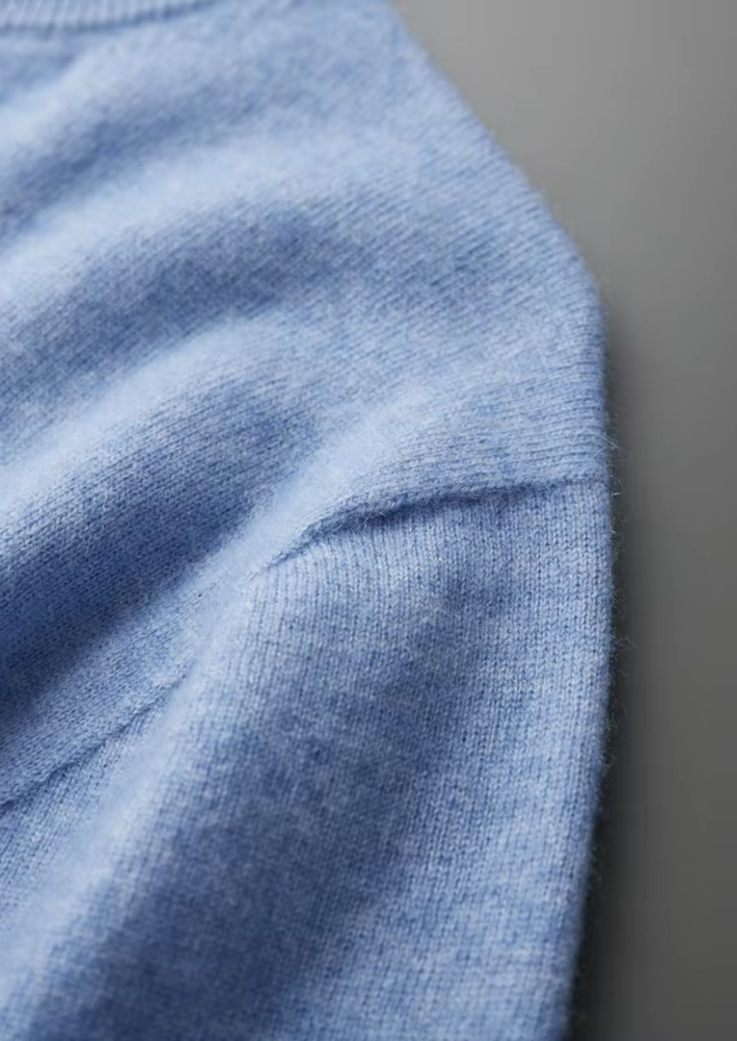 Cashmere Mock Neck T-Shirt in Classic Ivory