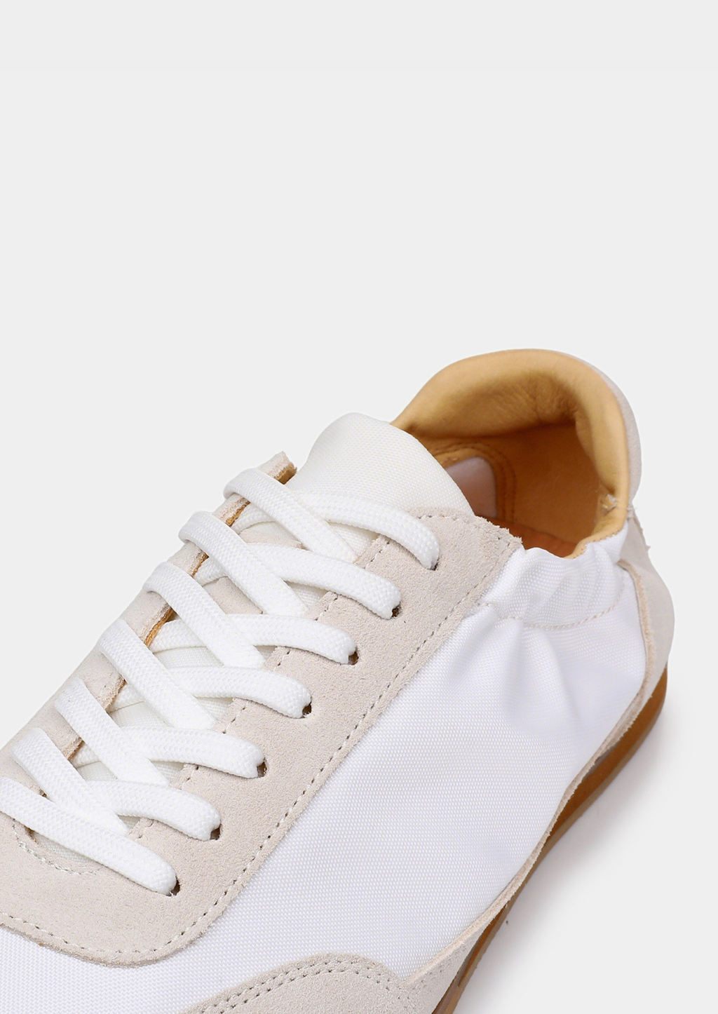 Monaco Ivory Retro Slip-On Sneakers