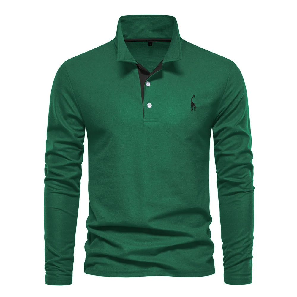 Refined Knit Polo in Classic Navy