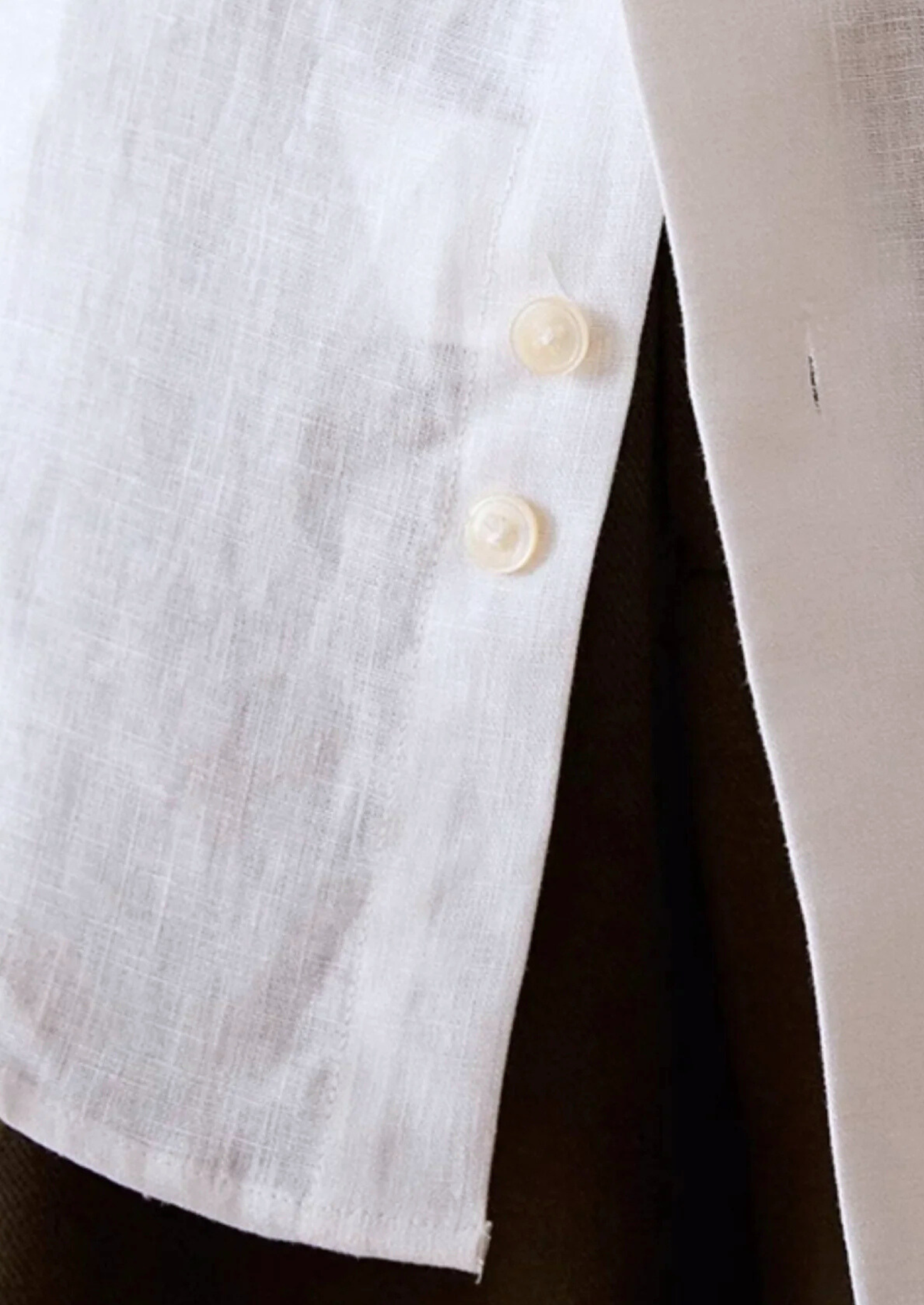 Portofino Coastal Cotton Shirt - White