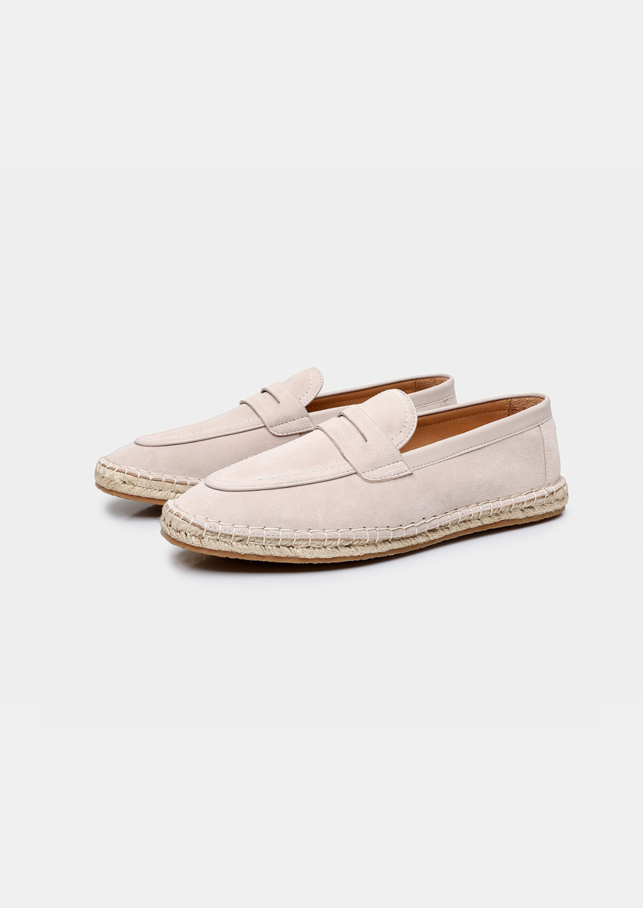 Penny Seaside Espadrilles in Off White