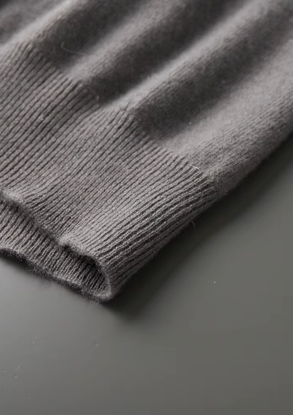 Cashmere Mock Neck T-Shirt in Classic Ivory