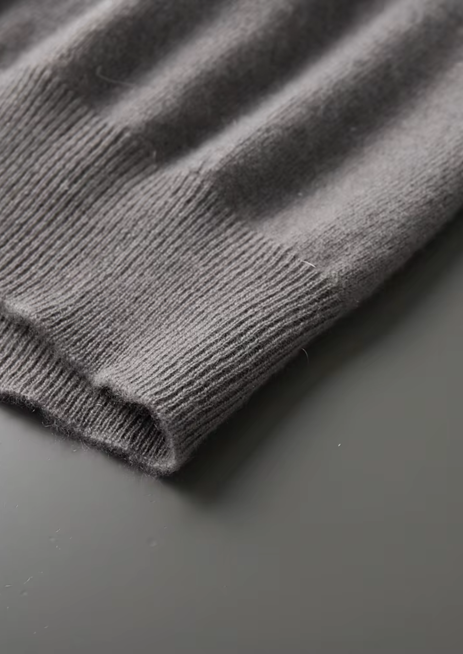 Cashmere Mock Neck T-Shirt in Classic Ivory