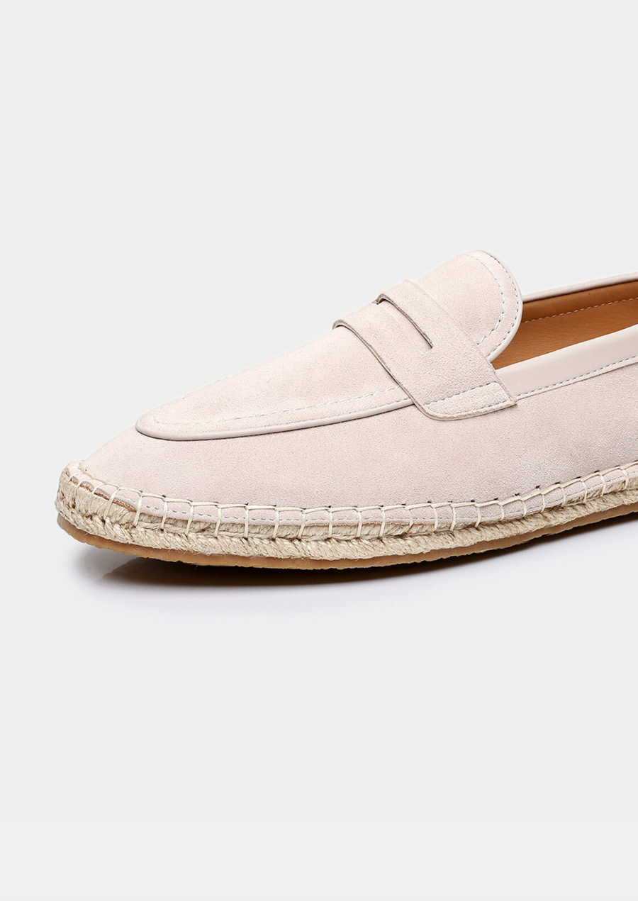Penny Seaside Espadrilles in Off White