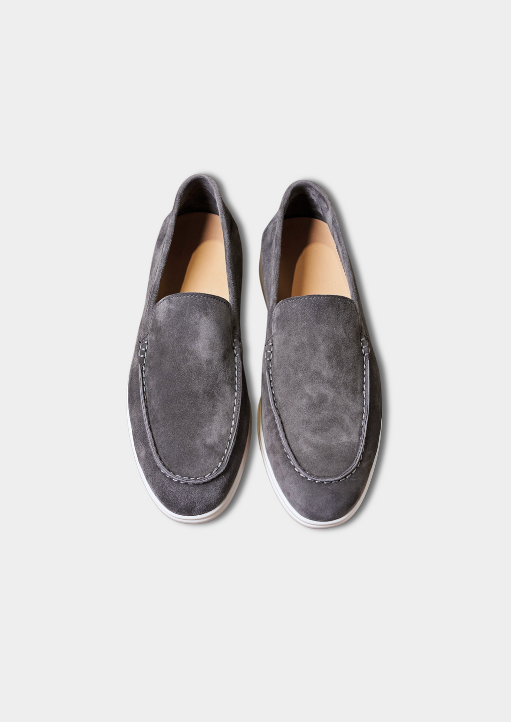 Lavencio Heritage Gray Loafers