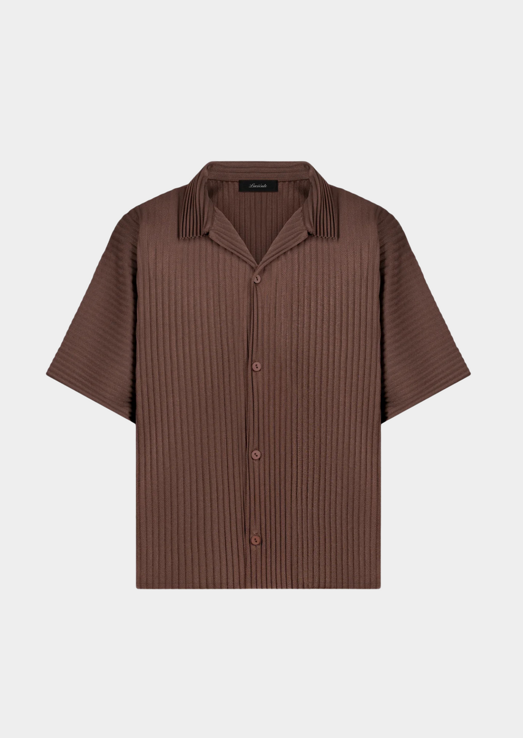 Coffee Pleated Summer Ensemble