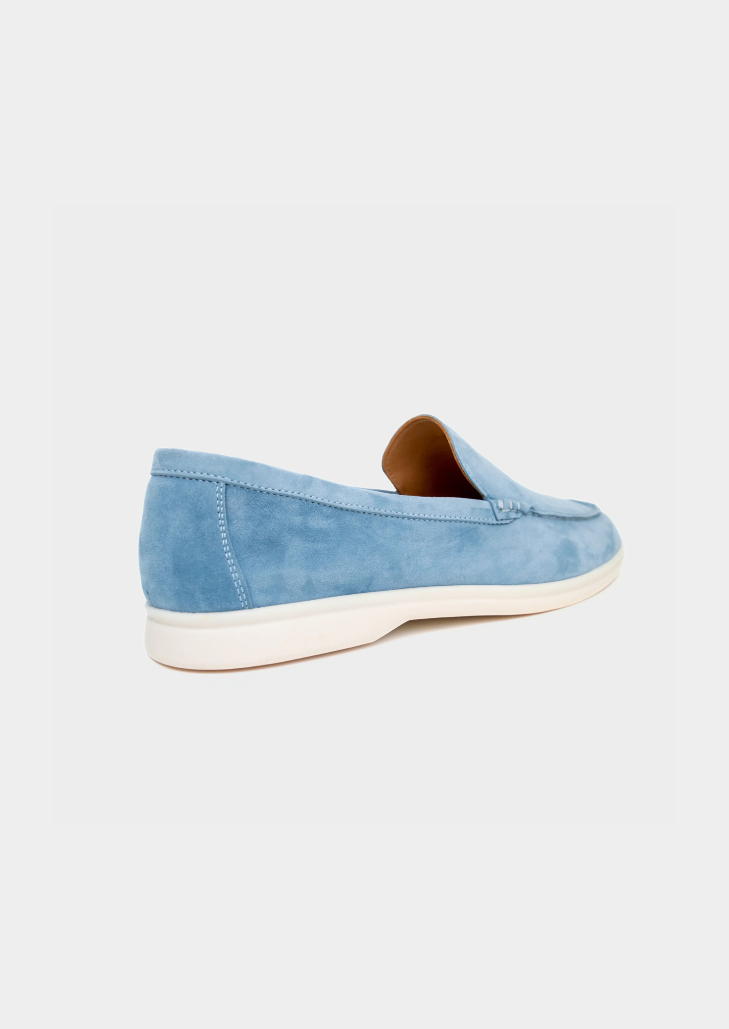 Marina Loafers in Soft Baby Blue