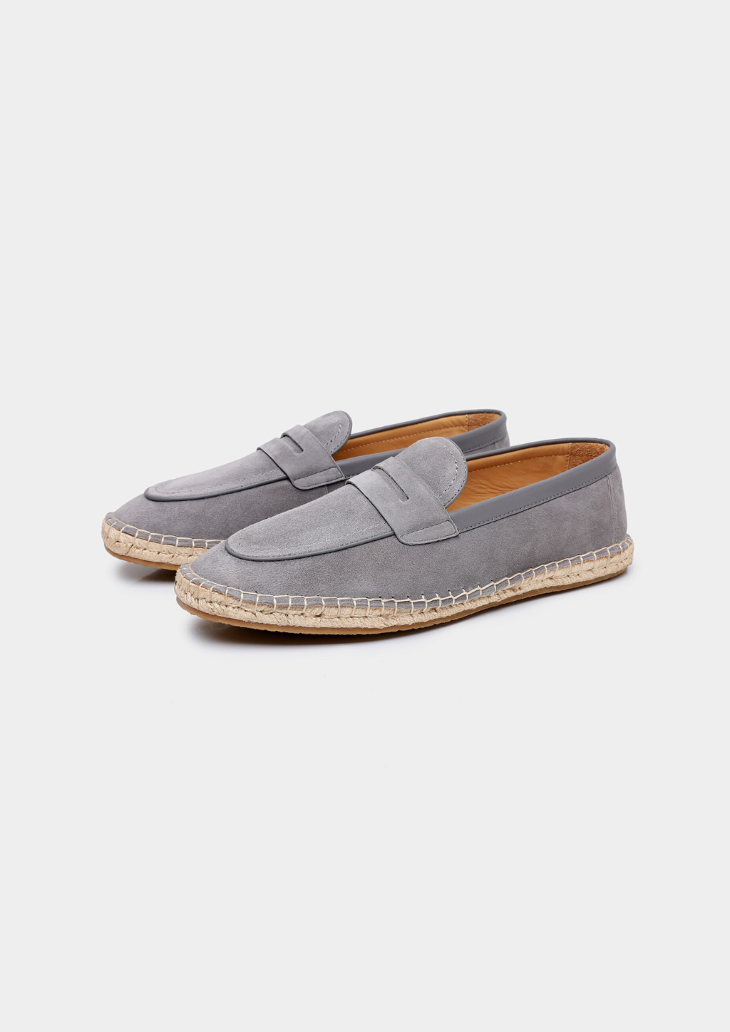 Seaside Espadrilles in Soft Gray