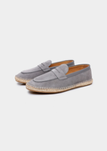 Seaside Espadrilles in Soft Gray