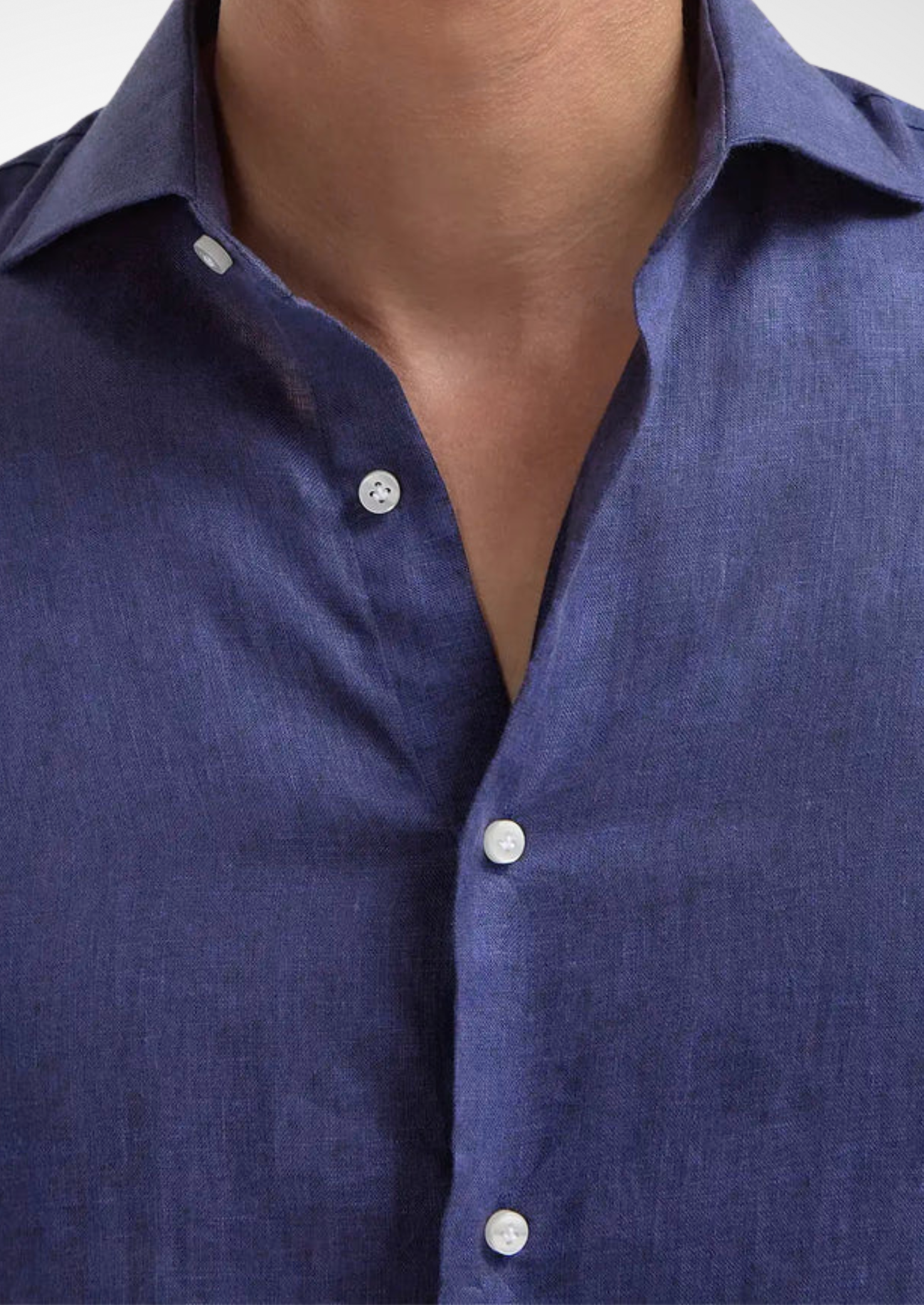Portofino Coastal Shirt in Ocean Blue