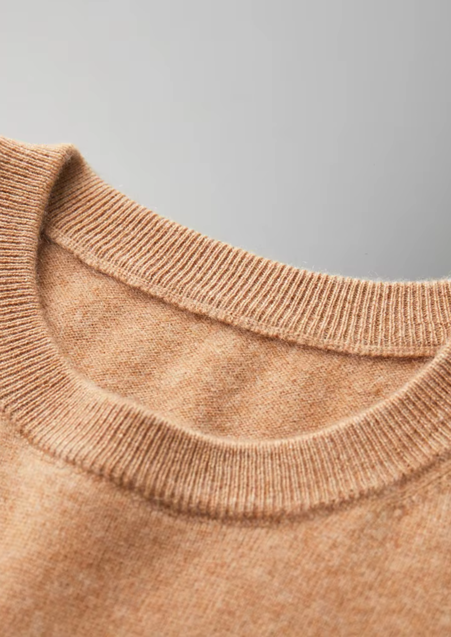 Cashmere Classic Crewneck T-Shirt in Ivory