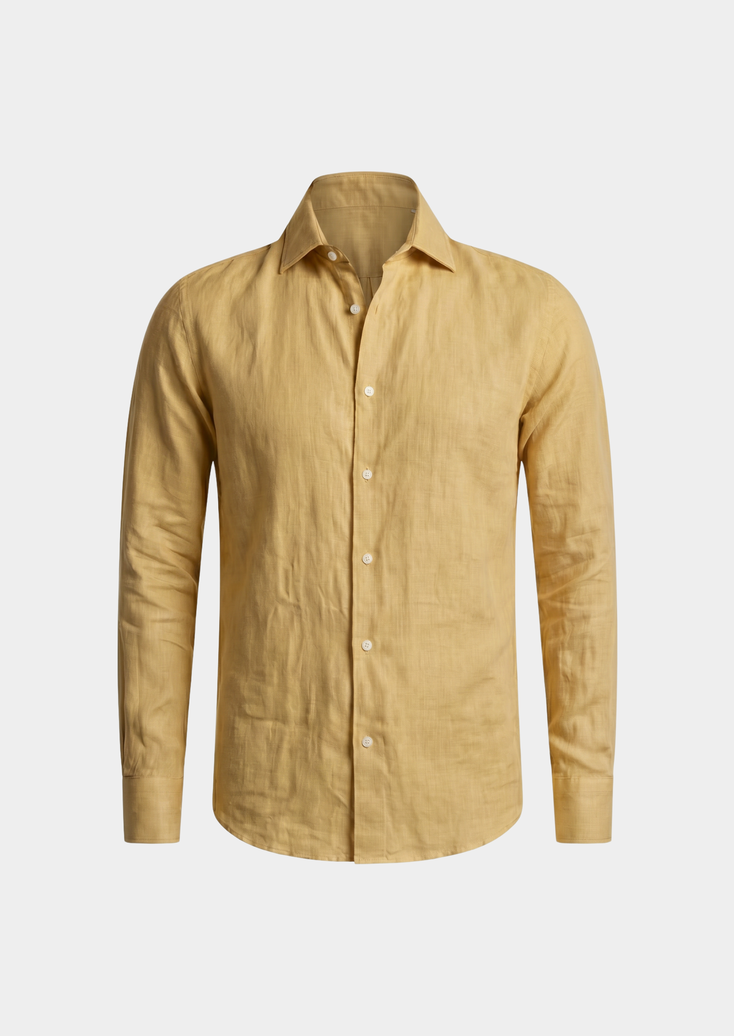 Portofino Coastal Shirt in Sunlit Yellow