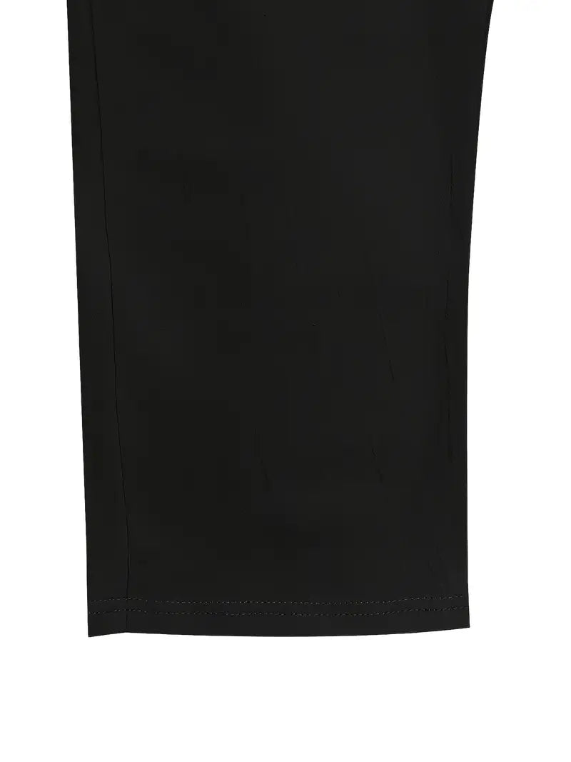 WIDE LINEN TROUSERS WITH CORD