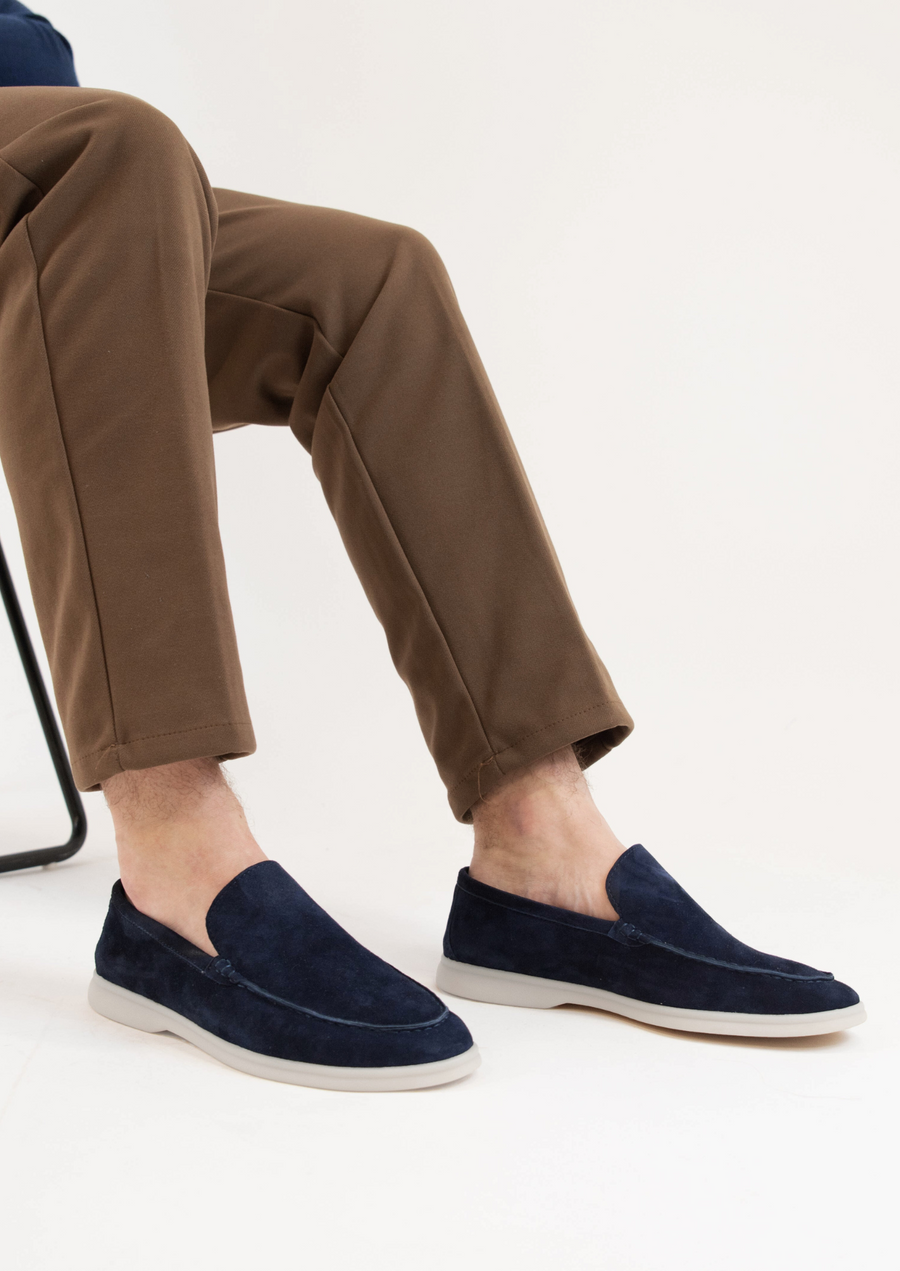 Lavencio Navy Blue Classic Loafers