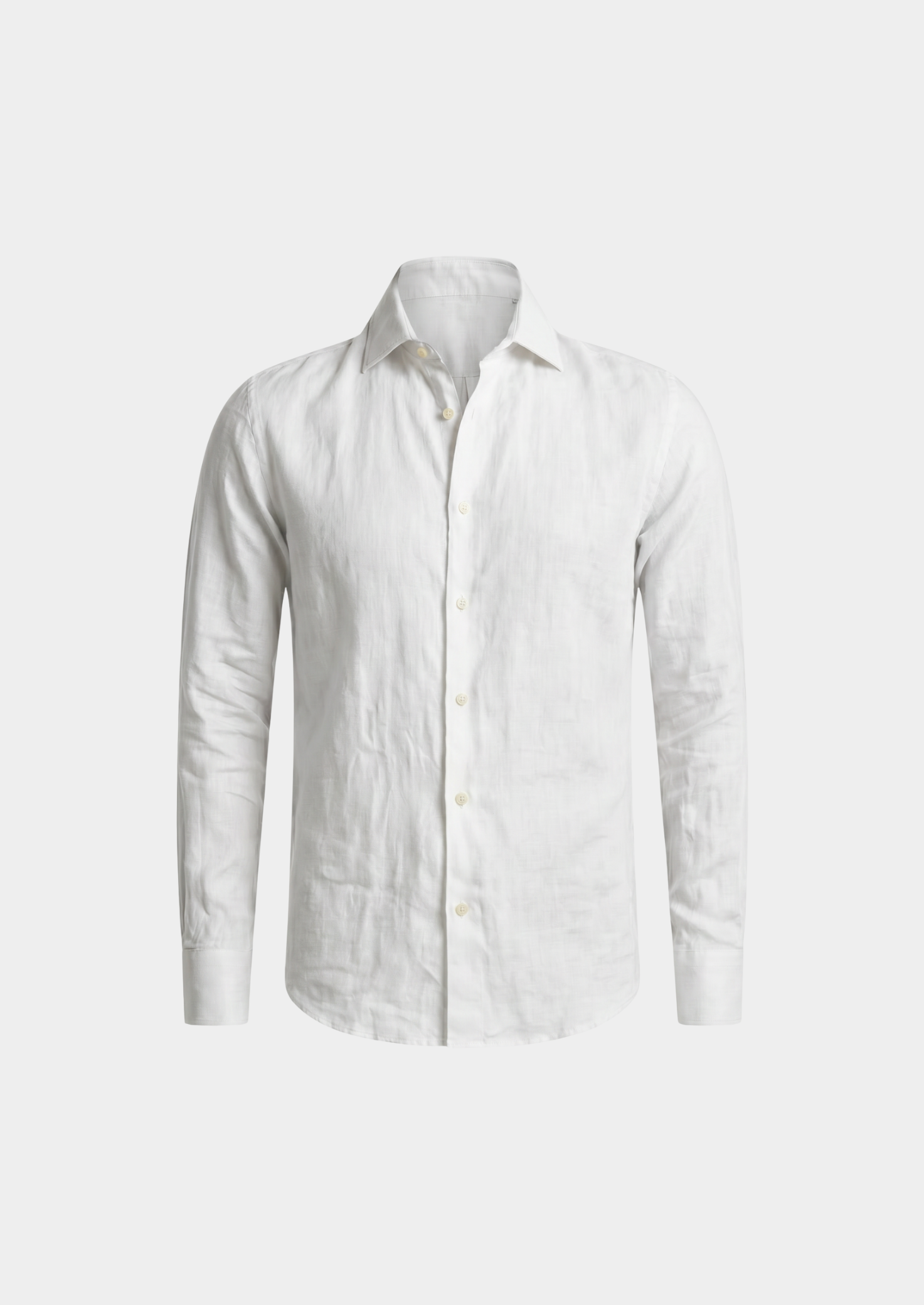 Portofino Coastal Cotton Shirt - White