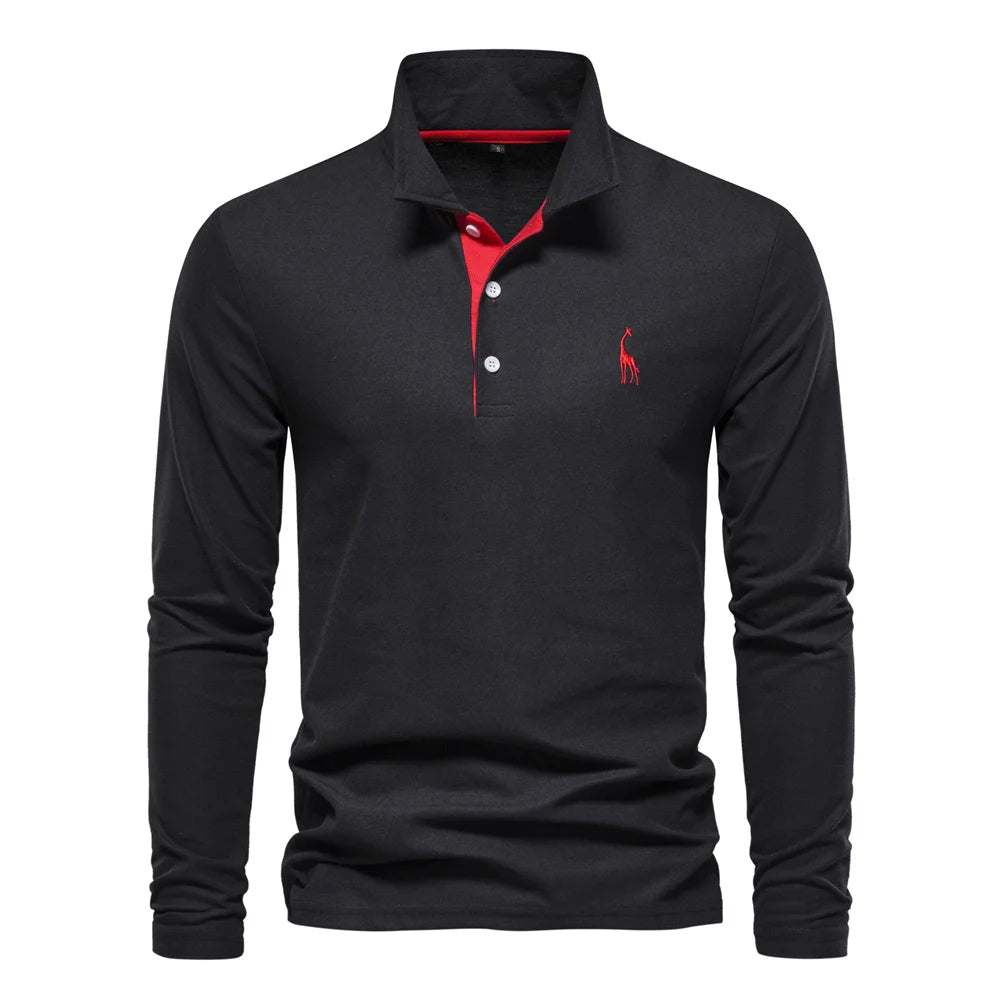 Refined Knit Polo in Classic Navy
