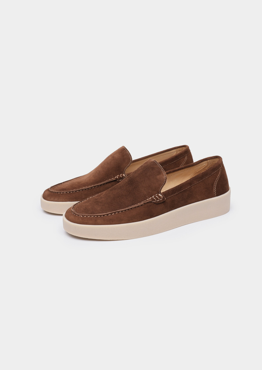 Caramel Suede City Loafers