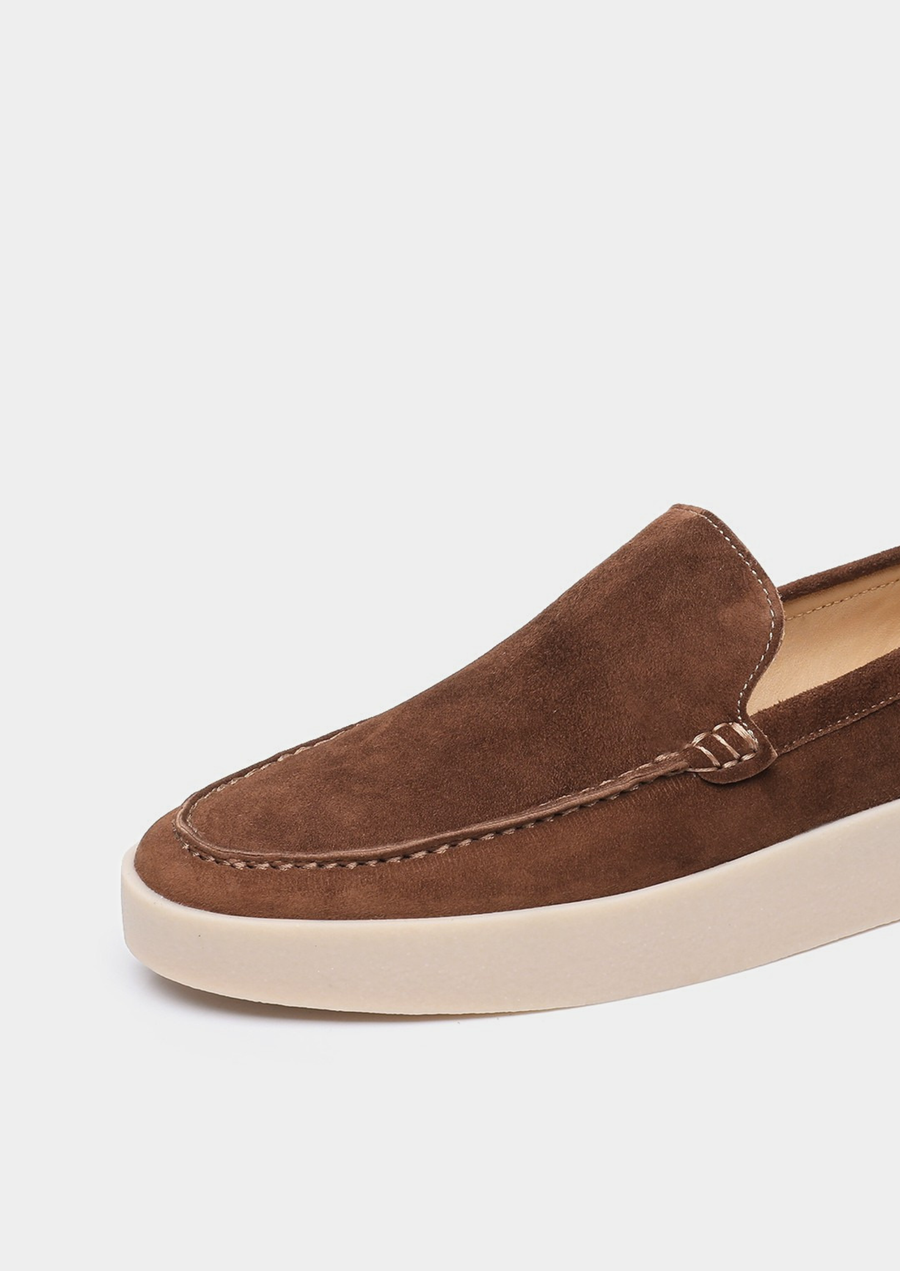 Caramel Suede City Loafers
