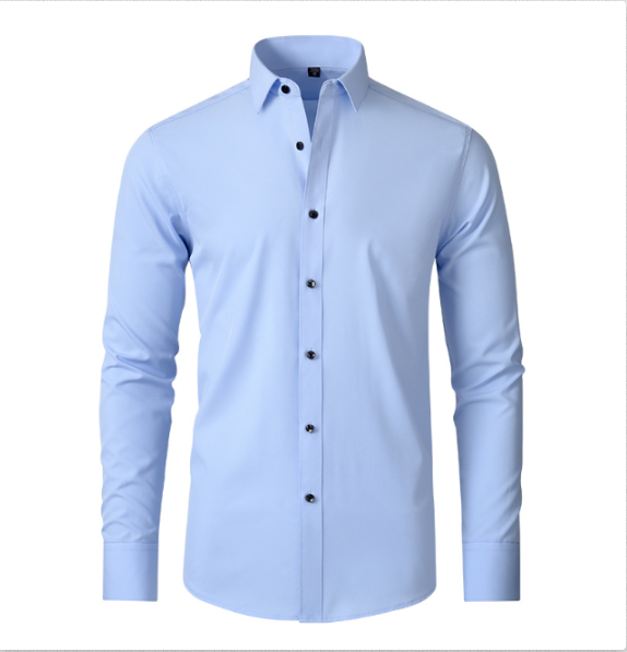 Men's White Shirt - Exceptional Stretch & Wrinkle-Free