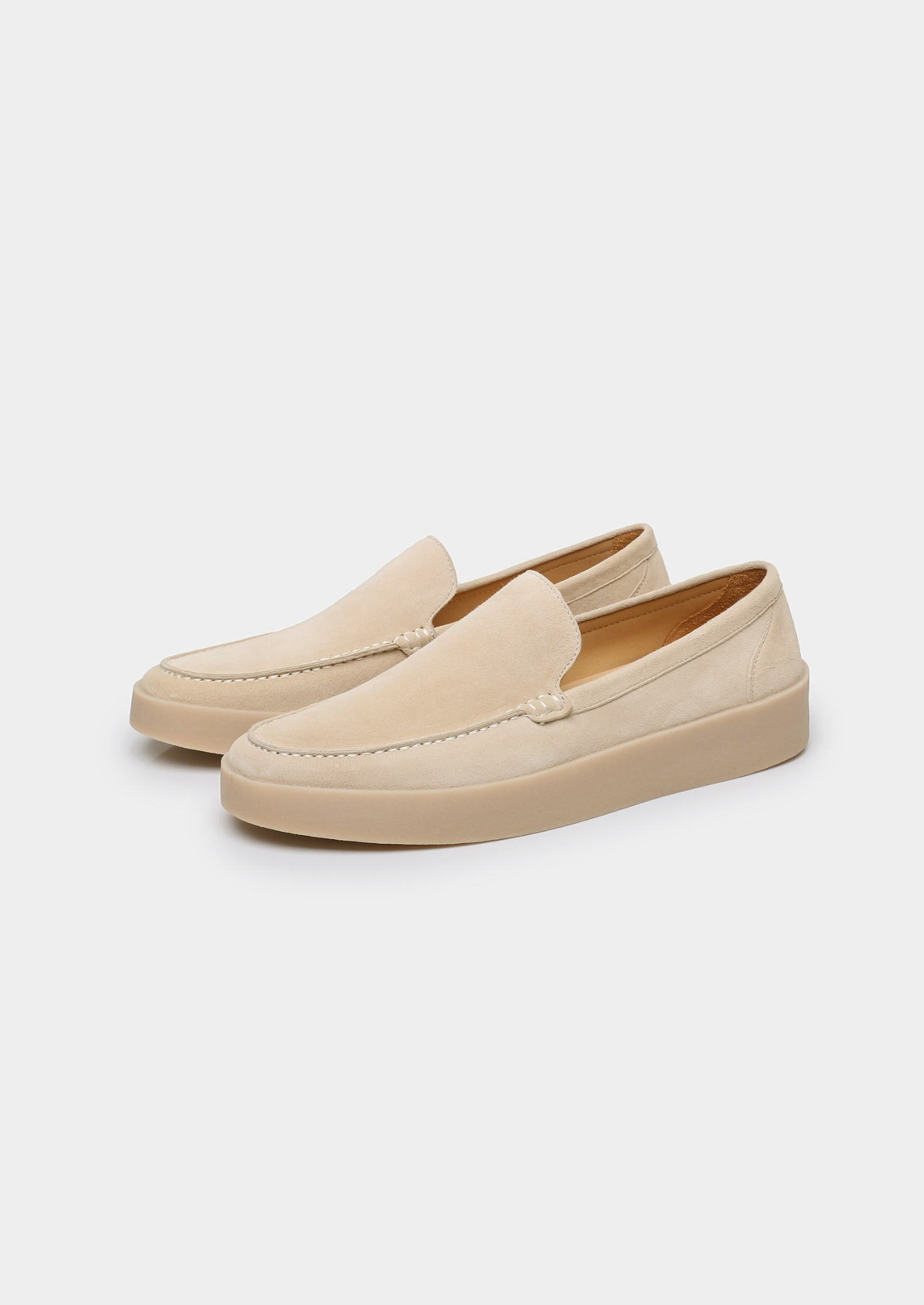 Ivory Leather City Loafers
