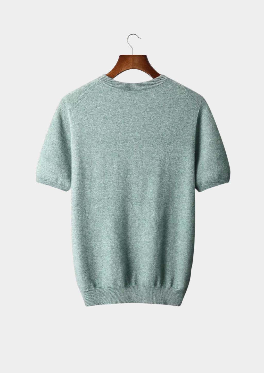 Cashmere Classic Crewneck T-Shirt in Ivory