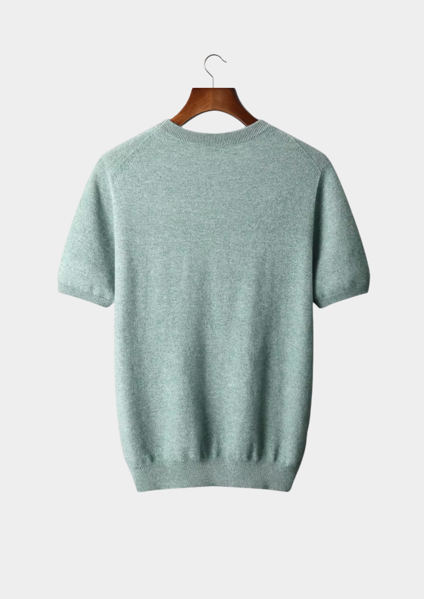 Cashmere Classic Crewneck T-Shirt in Ivory