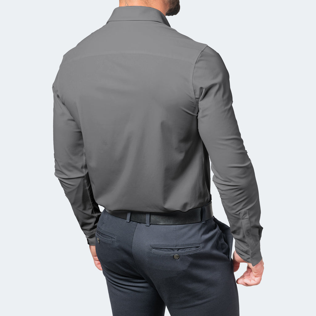 Men's White Shirt - Exceptional Stretch & Wrinkle-Free