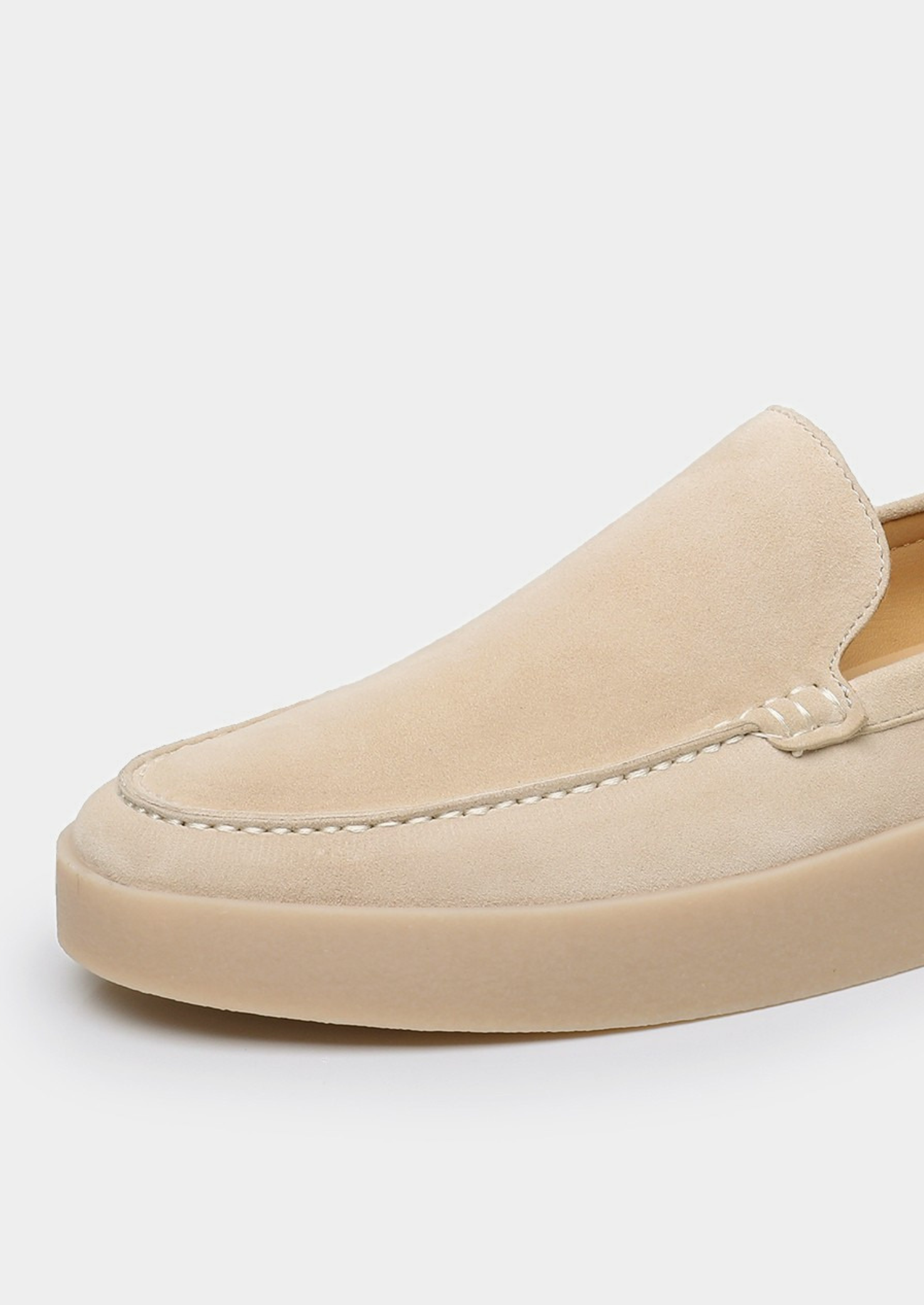 Ivory Leather City Loafers
