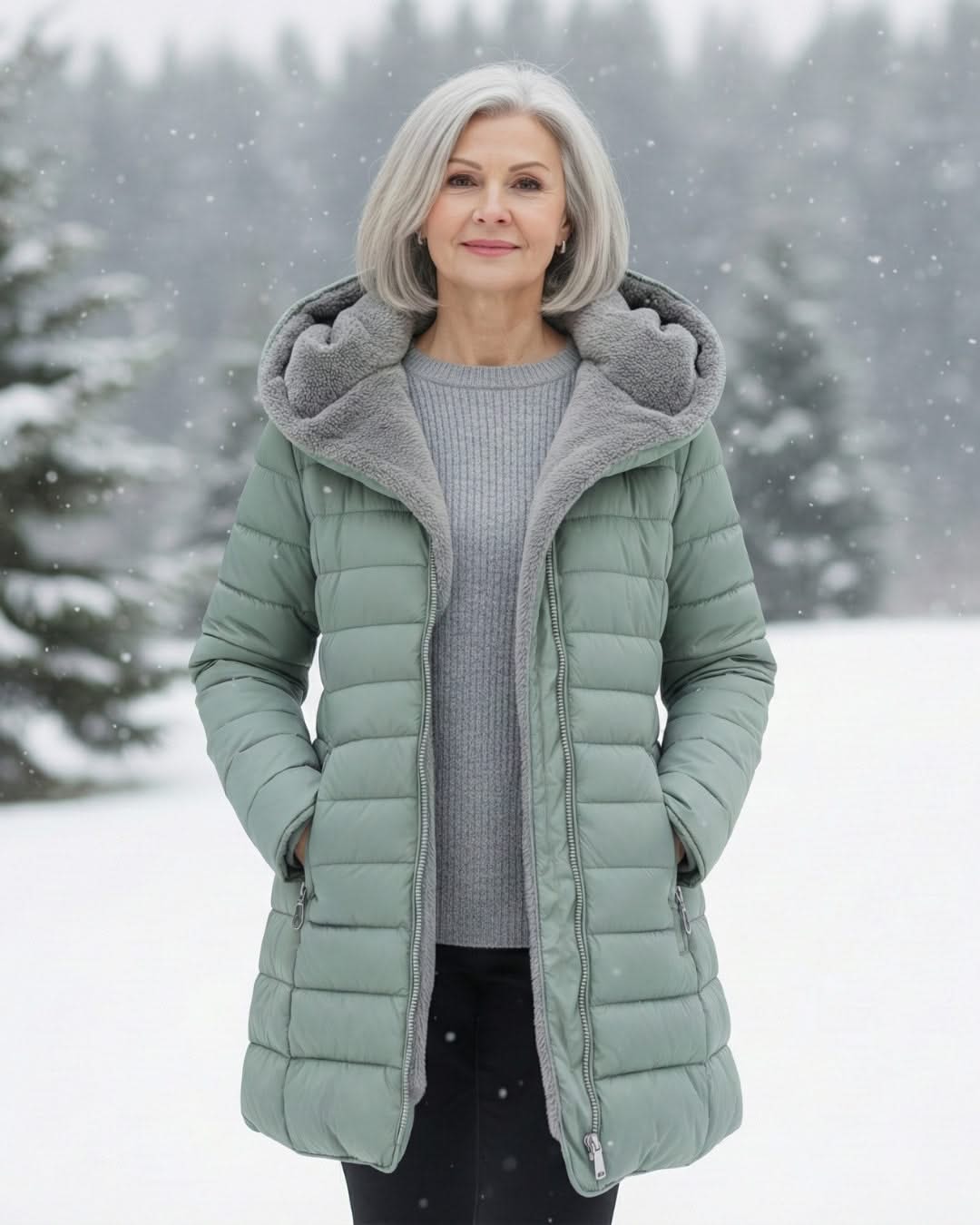 Hearthline Tailored Jacket in Charcoal