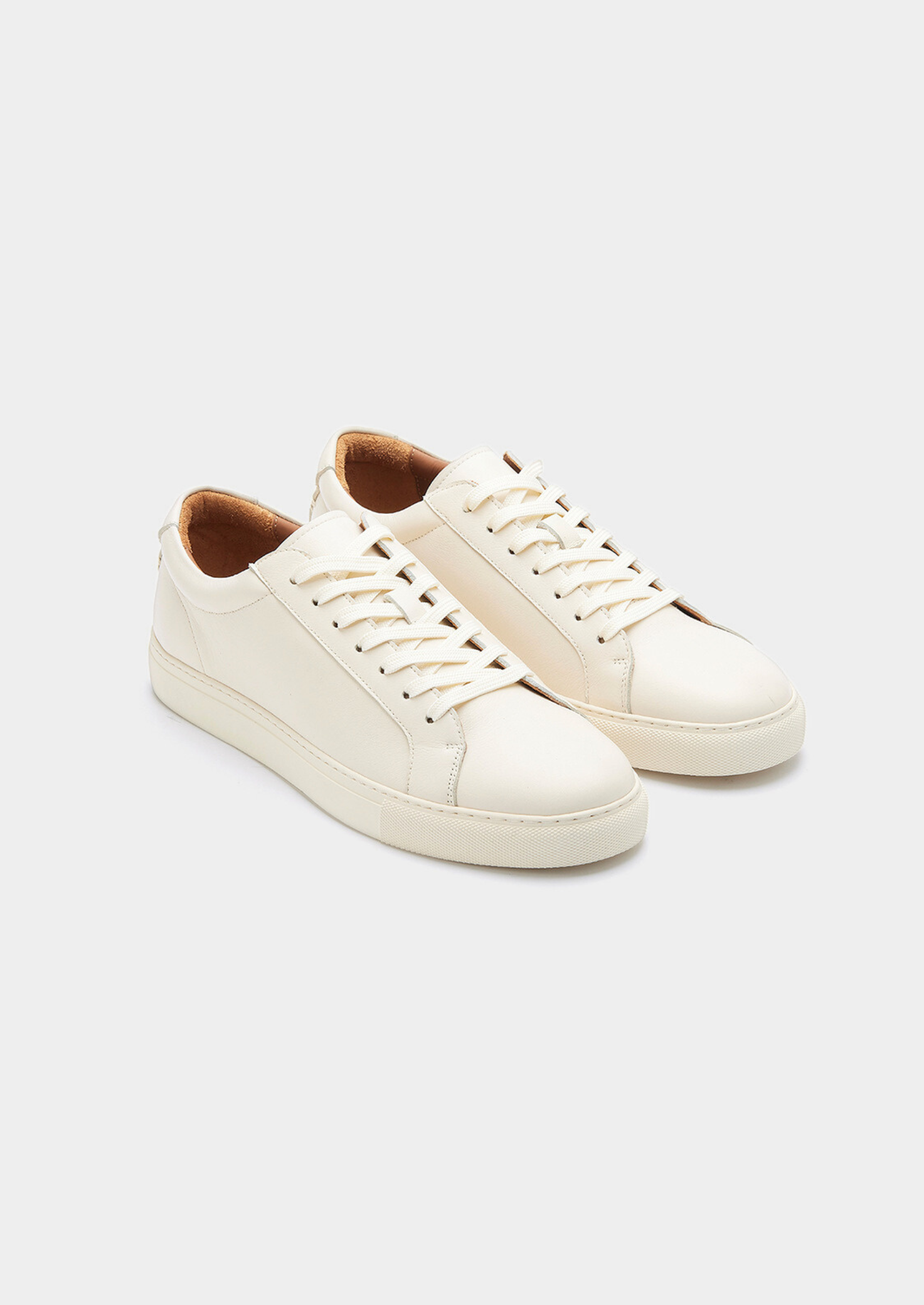 Ivory Classic Leather Sneaker