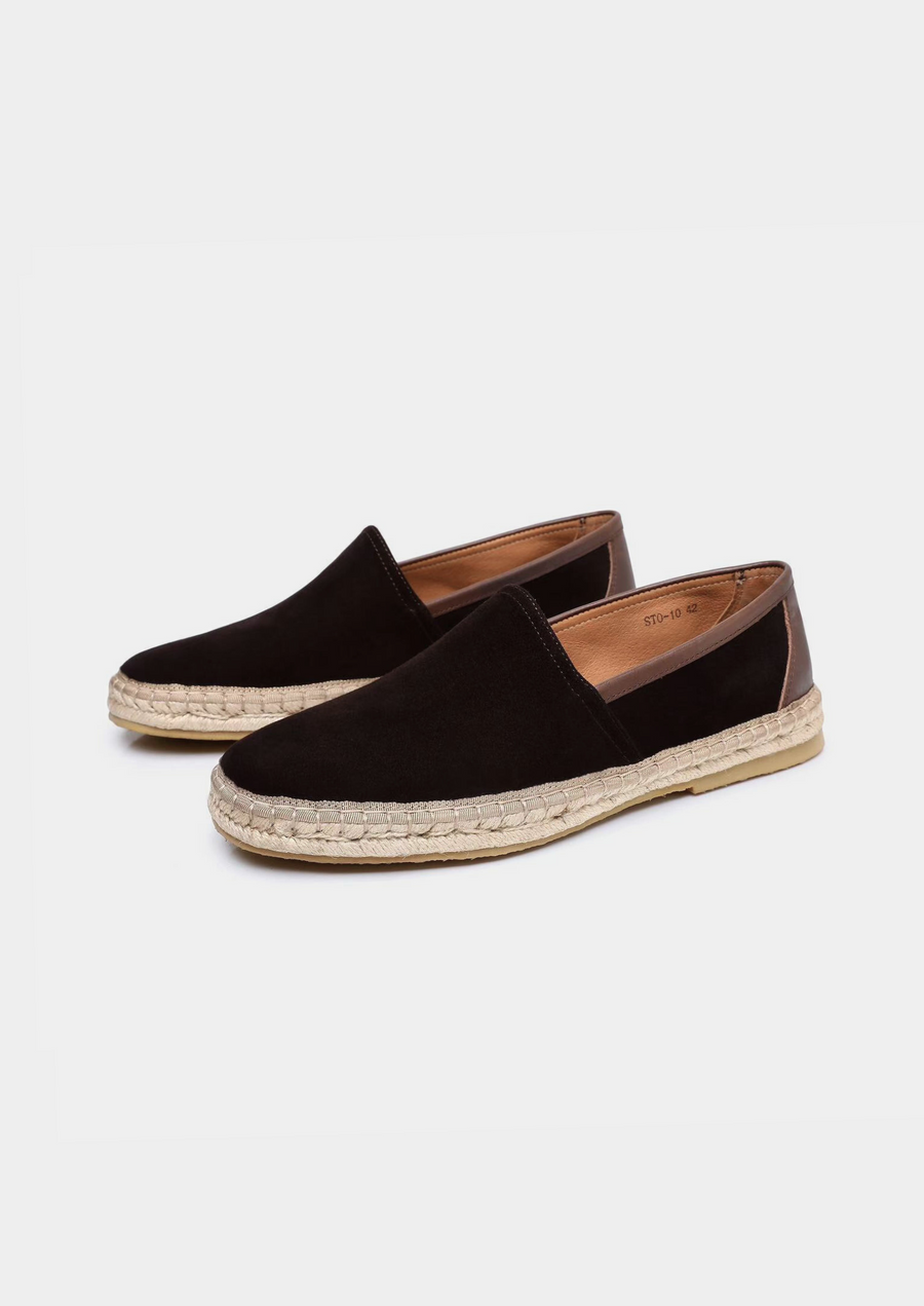 Espadrilles in Rich Coffee Hues
