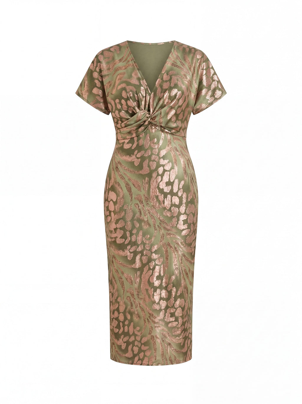 Hattie Silk Spring Dress in Ivory