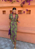 Mara Elegant Silk Maxi Dress