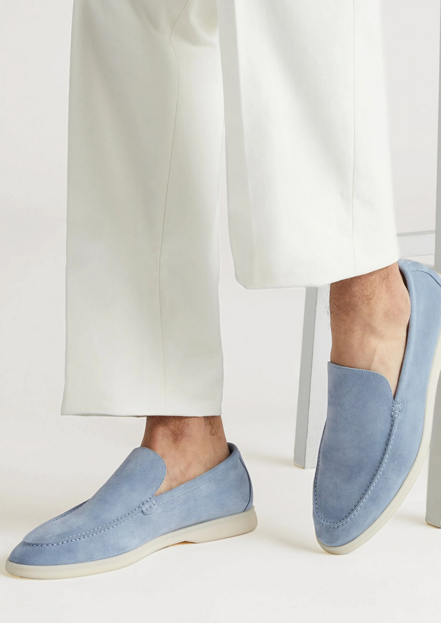 Lavencio Heritage Loafers in Blue